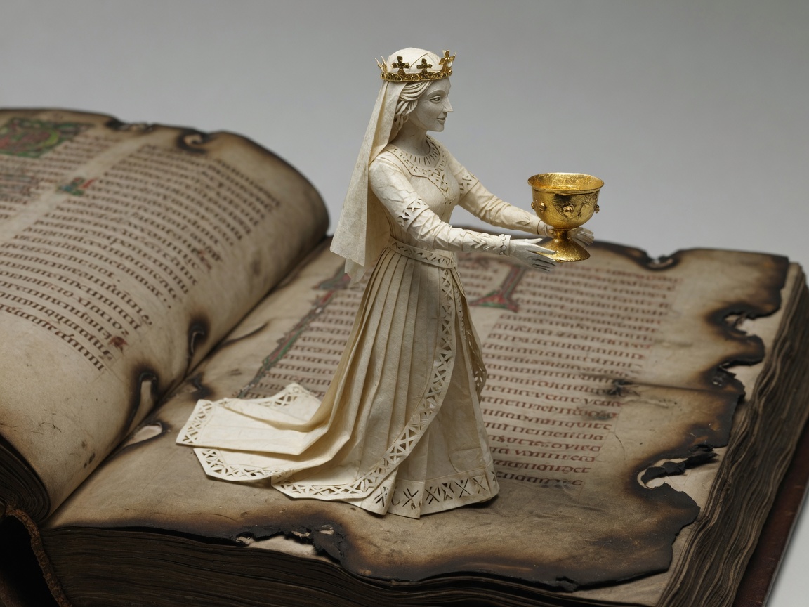 She offers the cup